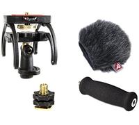 Rycote 046017 Kit Audio pour Zoom H4, Nagra Ares M, Suspension, Bonnette Anti-vent