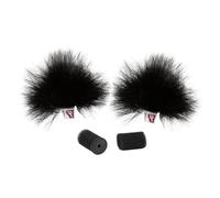 Rycote Bonnettes Ristretto Lavalier – Fourrure anti-vent – Noir (paire)