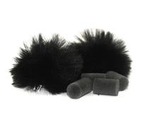 Rycote Black Lavalier Windjammer (2 pièces)