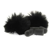 Rycote Black Lavalier Windjammer (2 pièces)