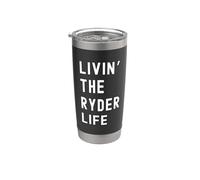 Ryder vivant la vie de Ryder Nom Amusant Gobelet isotherme en acier inoxydable double paroi