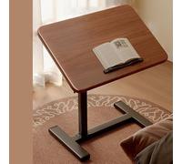 RYDZCLH Table De Lit Inclinable Et Réglable en Hauteur pour Canapé, Lit Et Fauteuil Inclinable, Finition Noyer, Design Ergonomique, Pliable Et Facile À Déplacer,A