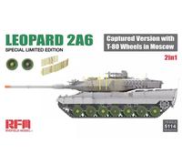 Rye Field Model 5114 - 1:3 5 Léopard 2A6 Captured Vers. Avec T-80 Wheels'Moscou