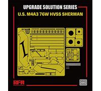 RYE FIELD MODEL - Kit Détaillage U.s M4a3 76w Hvss Sherman Upgrade Solution Series Rm-2002 1/35ème Maquette Char Promo