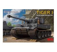RYE FIELD MODEL - Maquette Char Tiger I Initial Production Early 1943 Ryefield Model 5075 1/35ème Maquette Char Promo - Ref : 12575