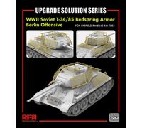 Rye Field Model RM-2043 - 1:3 5 WWII Soviet T-34/85 Bedspring Armure (Berlin