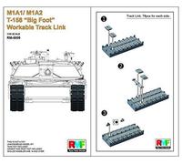 Rye Field Model RM-5009 - 1/35 Réalisable Tracks Pour M1A1/M1A2 T-158 Big Pied