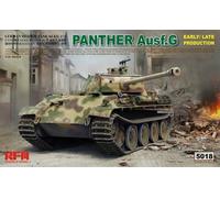 Maquette Char Panther Ausf.g Early/late Productions |rye Field Model|5018| 1:35