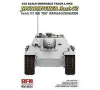 Workable Track Links For Jagdpanther - 1:35e - Rye Field Model
