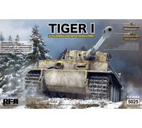 Rye Field Model RM-5025 - 1/35 Tiger I Witmann Full Intérieur - Clair Édition