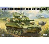 Rye Field Modèle 1/35 M551 Léger Réservoir Sheridan Vietnam War Modèle Kit