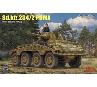 Rye Field Modèle RM-5110 - 1:35 Sd.Kfz.234/2 PUMA / Avec Pièces Moteur - Neuf
