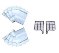 RYELDOM Lot de 12 sacs + 2 filtres moteur pour Folletto VK 135 - VK 136