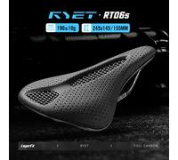 RYET 3D selle de vélo imprimée 145MM/155mm 7*9 carbone vtt coussin de siège de vélo Triathlon route vtt montagne gravier pièces de cyclisme RT06 EVA Saddle