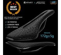 RYET selle entièrement en carbone imprimé 3D ultraléger creux confortable respirant vtt vélo de course sur route siège de cyclisme accessoire de vélo T40B 3D Saddle