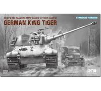 ライフィールドモデル Ryfield RFM5137 1/35 Sd.Kfz.182 VI Tank King Tiger Ardennes 1944 Édition régulière Modèle en plastique