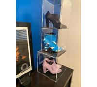 Rygcrud 1pcs Acrylique Vitrine D'exposition D'objets De Collection - Boîte À Assembler pour Comptoir, Grandes Support D'organisation pour Figurines d'action Et Jouets, Seulement Vitrine(70x25x30 cm)