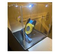 Rygcrud Grandes Vitrine en Acrylique Boîte d'organisation, Collection de Figurines d'action Vitrines d'exposition, Assembler Comptoir Vitrine de Protection pour Le Stockage à Domicile(90x30x30 cm)