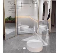 Rygcrud Présentoir Rond, Socle d'affichage pour l'exposition de mannequins, Plate-Forme cylindrique pour Les podiums de Mariage, Les Photos de Produits, Les événements de décoration(60x15cm)