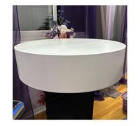 Rygcrud Rond Socle Pour Mannequin Présentoirs, Magasin De Mariage Socle Cylindrique Socle Surélevé Pour Expositions Commerciales(50x15cm)