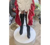 Rygcrud Rond Socle Pour Mannequin Présentoirs, Rehausseur Cylindrique Pour Boutique De Mariage, Expositions, Présentoirs De Vente Au Détail(80x10cm)