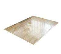 Rygcrud Tapis De Sol pour Salon en Vinyle Plastique Transparent Tapis De Protection pour Parquets pour Cuisine Et Entrée Imperméable Et Facile À Nettoyer(61x153cm)