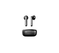 RYGHT Alfa TWS R483416 - Écouteurs Semi-Intra-Auriculaires Bluetooth sans Fil avec étui de Recharge - Jusqu’à 17 Heures d’écoute combinée - Noir
