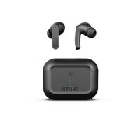 RYGHT Pulse ANC - Ecouteurs sans Fil Bluetooth Intra auriculaire avec Boitier (Noir)