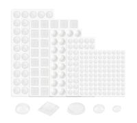 RYHHH Transparente Pieds Adhésifs,5 Tailles-272 Pièces,Butées De Protection En Caoutchouc,Silicone Tampon Amortisseur Pour Portes De Placard, Cuisine, Salle De Bain, Bureau,Porte Armoire Tiroir Chaise