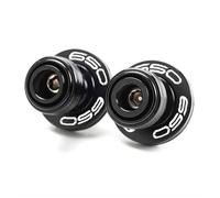 RYHJNRTH pour Kawasaki Z900 Z650 RS Z 900 650 pour Ninja 650 2017-2025 pour Versys 650 Bras oscillant Bobines Curseur Support Vis M8 Bobine à Bascule(Black-650)