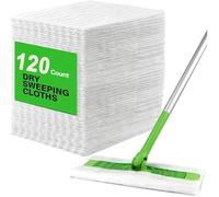 Ryichliho Lot de 120 lingettes de nettoyage jetables compatibles avec Swiffer Sweeper, pour un nettoyage rapide et facile