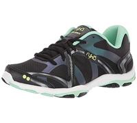 RYKA Femme Influence Chaussure athlétique Tout Sport, Noir/Vert, 41 EU Large