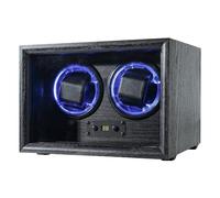 RYLENE Remontoir de montre pour 3/6 montres automatiques, 4 modes de rotation avec lumière LED, alimenté par USB, moteur Mabuchi silencieux pour homme, 6 Winding Space - Arc