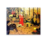 RYLJCZ Reproduction de peintures à l'huile de Paul Sérusier- Hommage - Paysage vintage- Toile murale pour la maison et le bureau 70x85cm(27.6x33.4in) Sans cadre