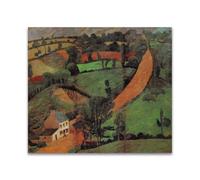 RYLJCZ Reproduction de peintures à l'huile de Paul Sérusier- Le Chemin- Paysage vintage- Toile murale pour la maison et le bureau 60x70cm(23.7x27.5in) Sans cadre