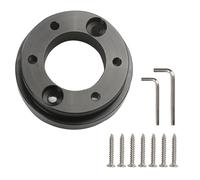 RYLNOK Plaque d'adaptateur de volant pour Logitech G29 G920 G923 G27 G25, moyeu en aluminium PCD de 70 mm, compatible avec volant de course de 33 cm/35,6 cm, remplacement pour jeux de course SIM, noir