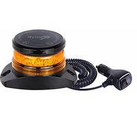 Ryme Automotive Mini rotatif LED ambre - 6 fonctions · Urgence Avertissement Signalisation Camion Tracteur Grues Véhicules Transport Spécial · Base magnétique Connexion de charge à allume-cigare