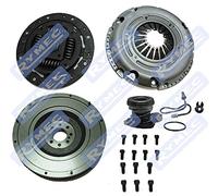 RYMEC SF10411083 Kit d'embrayage complet avec butée hydraulique avec mécanisme d'embrayage avec graisse synthétique avec disque d'embrayage avec volant moteur avec kit de vis