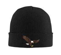 RYMHSKYBC American Eagle Imprimé Casquettes d’Automne Bonnets à tuques pour Femmes Tuques d’Hiver Doux, Chauds et Tendances, Bonnets épais et Tendance