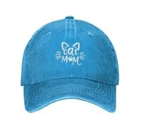 RYMHSKYBC Chapeaux de Maman Chats Casquette de Baseball Mama Bonnet de Baseball en Jean Ajustable pour Femmes Casquette Snapback Adulte Unisex Quatre Saisons
