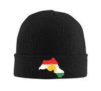 RYMHSKYBC Drapeau du Kurdistan Casquette Chaude tricotée Bonnet de Mode Bonnet Automne-Hiver Outdoor Tuques pour Un crâne Unisexe Bonnet tricoté