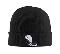 RYMHSKYBC Helluva Boss Loona gestrickte Mützen, Wintermützen, Warme Beanies, Unisex-Strickhauben, Mützen, Mode