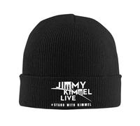 RYMHSKYBC Jimmy Kimmel Live Stand avec Kimmel Bonnets Bonnets Bonnets Skullies Automne Hiver Beanies Street Y2K Hommes Femmes Soft Cap