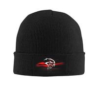 RYMHSKYBC SRT Hellcat Demon Dodge Challenger Voitures de Course Chapeaux tricotés Tuques Chauds d’Hiver Casquette Unisexe Bonnets en Maille Bonnet Mode