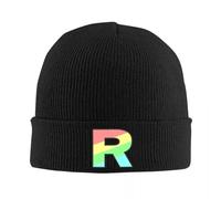 RYMHSKYBC Team Rainbow Rocket Casquette Chaude tricotée Bonnet de Mode Bonnet Automne-Hiver en Plein air Bonnets pour Hommes, Femmes Adultes