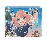 RYNDEX SP-Y×FAMI-LY Portefeuille Enfant Garcon, Porte-Carte Animé Plié à La Mode, Ado Bourse pour Les Fans de Cartoon(Color:Multicolor 12)