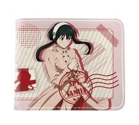 RYNDEX SP-Y×FAMI-LY Portefeuille Enfant Garcon, Porte-Carte Animé Plié à La Mode, Ado Bourse pour Les Fans de Cartoon(Color:Multicolor 1)