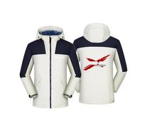 RYNDEX Veste Softshell Femme C.a.n-a.m, Imperméable et Respirante Veste, Parfaite pour la Randonnée et Les Aventures en Plein Air, Veste de Pluie(White,3XL)