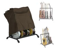 RynoPulse Housse pour Support De Guitare Multi-Usages - Protection ImperméAble Et Anti-PoussièRe, Universelle Et Durable pour Instruments De Musique à Domicile Ou en Studio (210D Coffee)