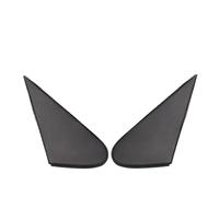 Rynplex 1 paire, for TOYOTA, for RAV4, 2009 2010 2011 2012, couvercle triangulaire d'angle de rétroviseur latéral voiture, accessoires noirs 60117-0R020 60118-0R020 Cache-miroir triangulaire